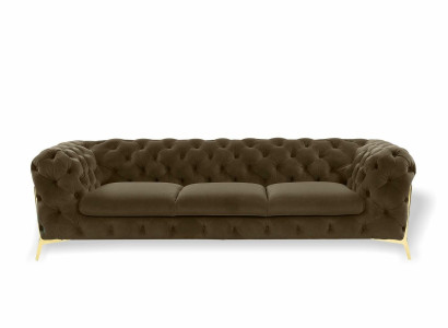 Sofa 3 Sitzer Design Sofas Polster Couchen Leder Relax Chesterfield Sitz Möbel